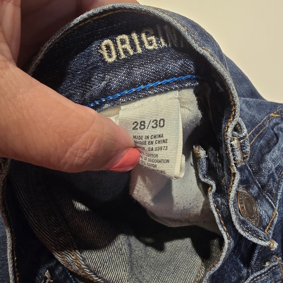 American Eagle Outfitters Dark Blue Denim Jeans - Picture 5 of 8